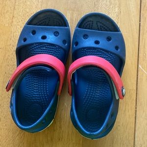 Child size 8 Croc sandals